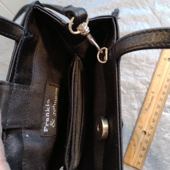 Black Frankie & Johnny Handbag Shoulder Bag - Picture 6 of 9